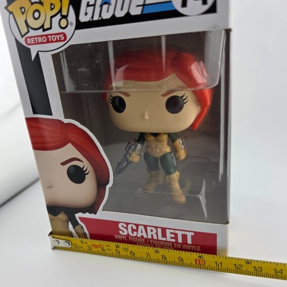 2021 Funko POP! Animation G.I. Joe Scarlett #74 Multicolor Vinyl Figure NEW - Picture 8 of 8